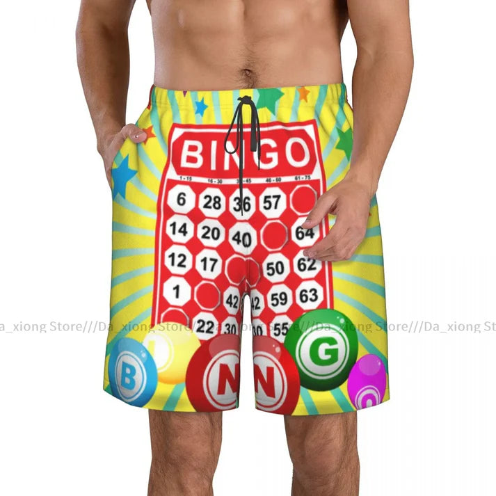 Men's Beach Short Bingo Card