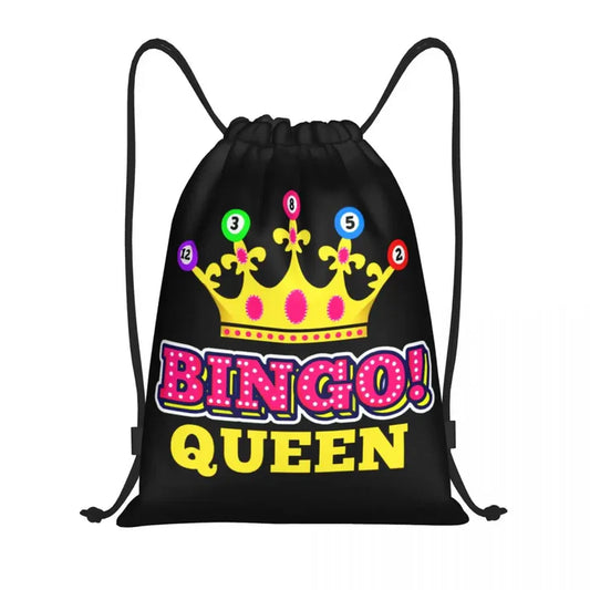 Bingo Queen Drawstring Backpack